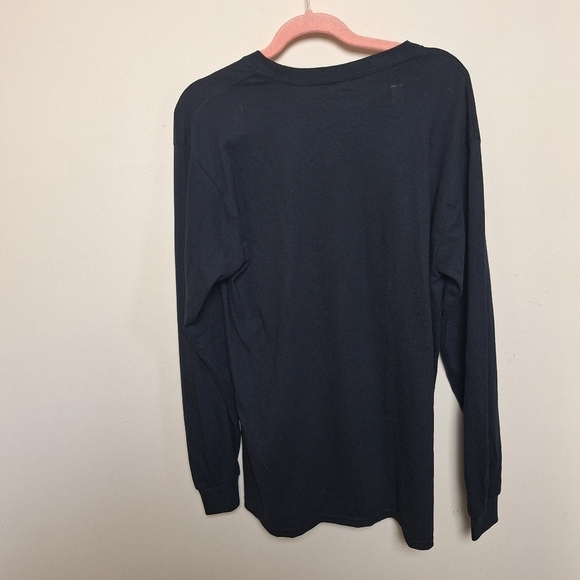 Gildan Kanye West Novelty Long Sleeve Crew Neck Cotton Graphic Christmas T Shirt - Picture 3 of 8